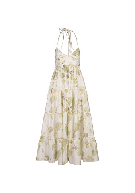 Abito Strappy Fit And Flare ERDEM | VC25-D909-WLFCPLILYPAD VINE WHITE